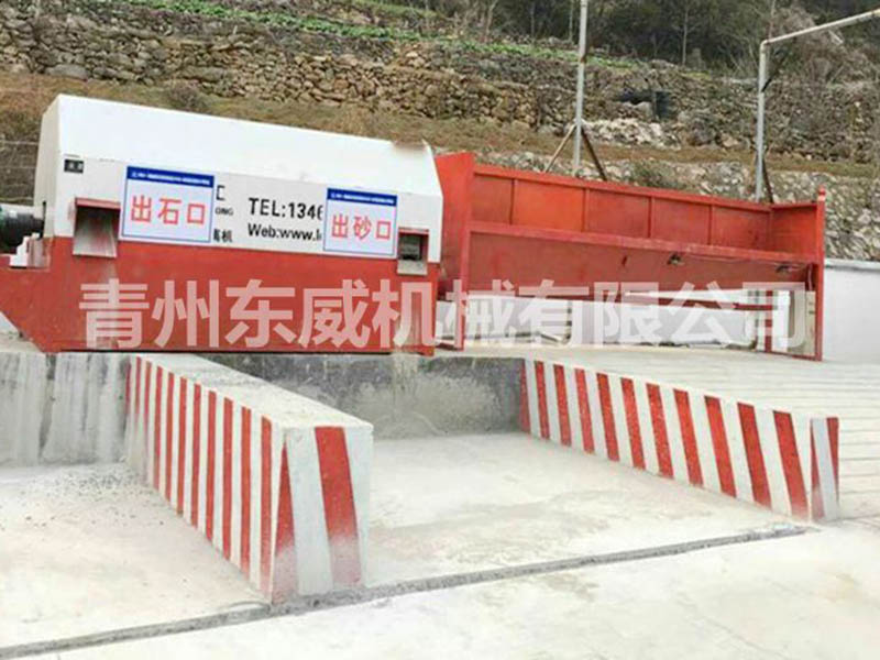 安徽池州砂石分離機投入使用